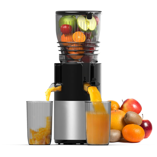 Godspeeds Cold Press Juicer Machine MP-802Q, Slow Juicer with 5.8" Wide Feed Chute